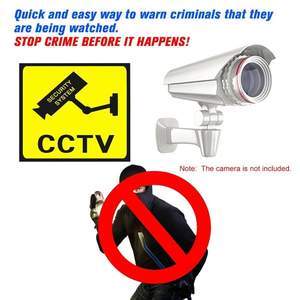 Monitor Warning Sticker