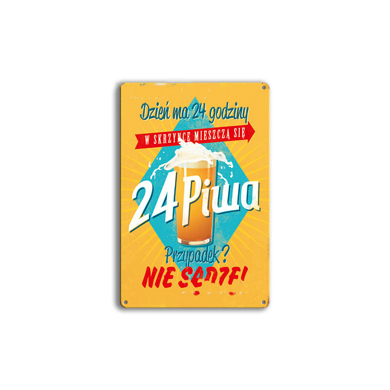 Bump Bar Living Room Decorative Tin Sign