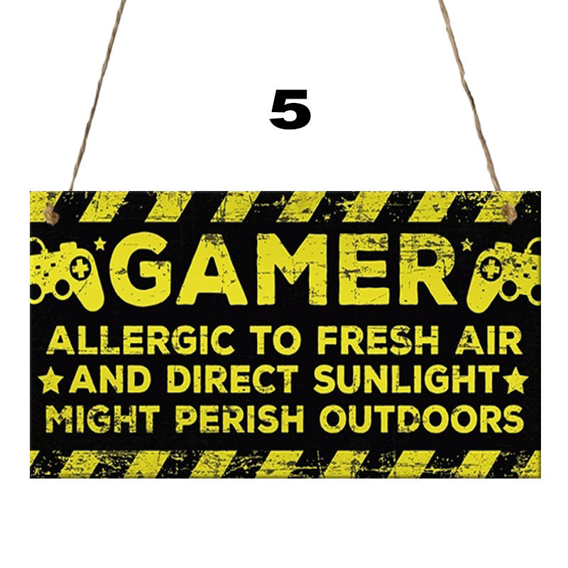 Video game Hanging Sign