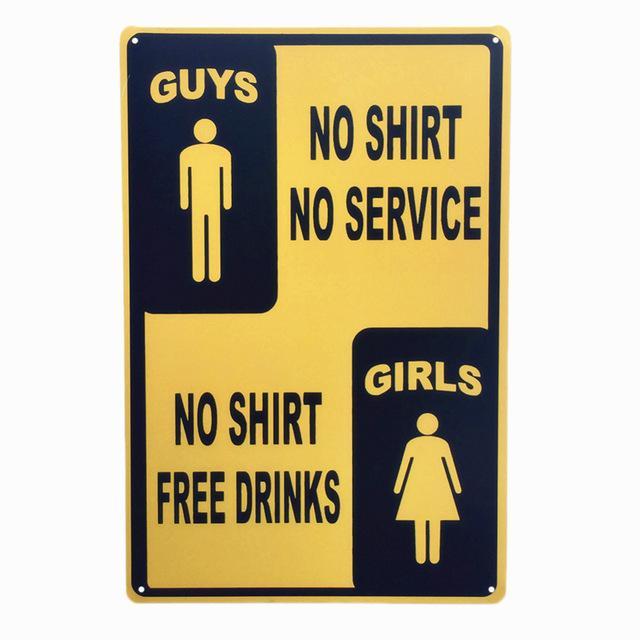 Kitchen Metal Tin Sign  Collection - Multiple Variants