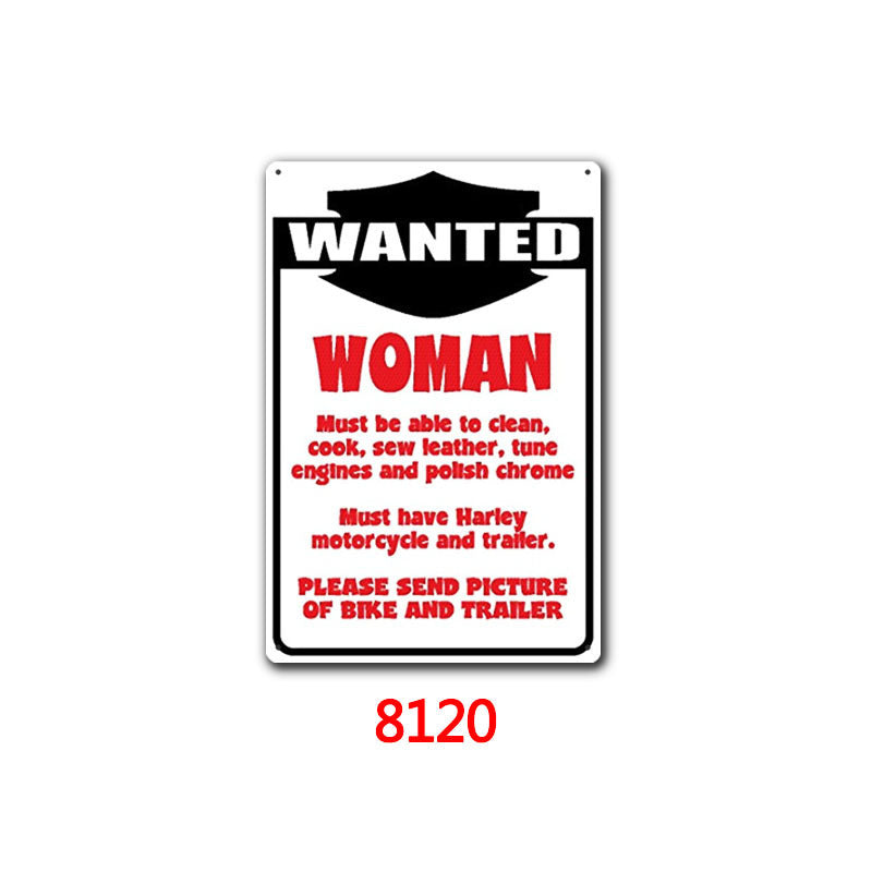 Retro tin painting bar/home wall decorations