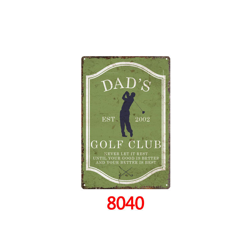 Golf Metal Tin Sign