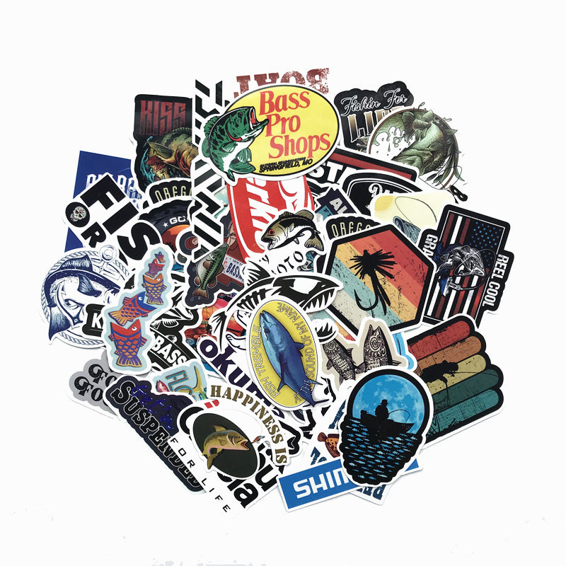 Fishing Waterproof Stickers