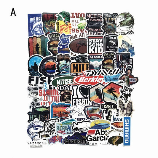 Fishing Waterproof Stickers