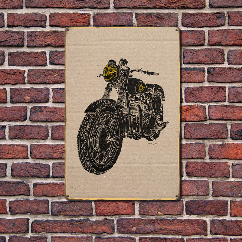 Motorcycle Metal Tin Sign