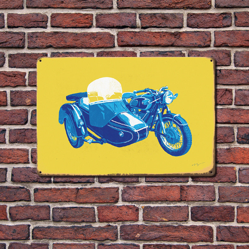 Motorcycle Metal Tin Sign