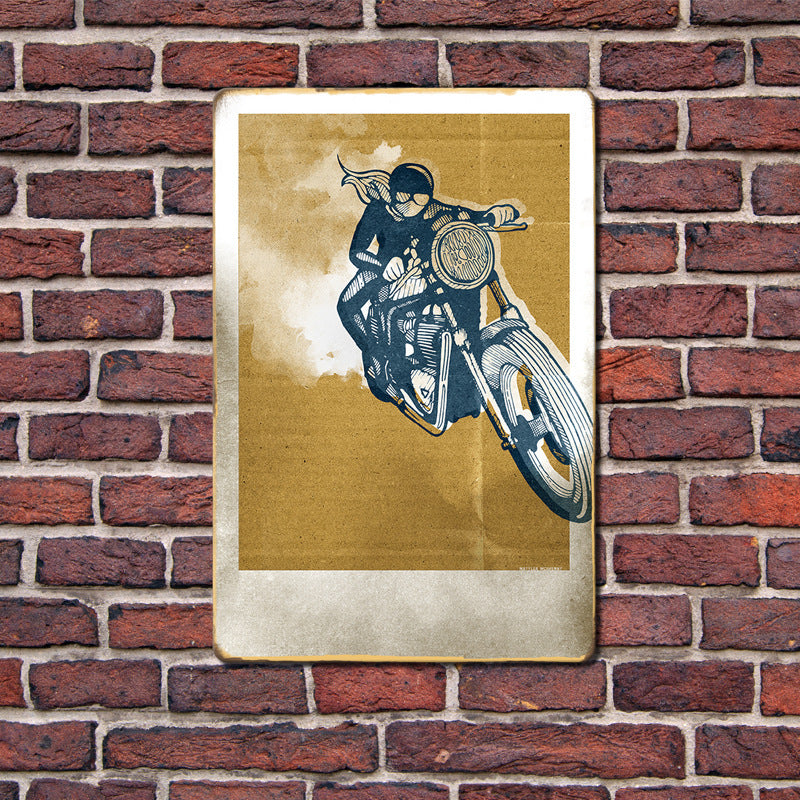 Motorcycle Metal Tin Sign