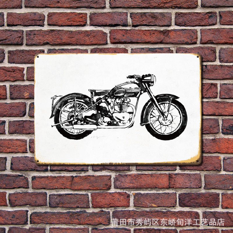 Motorcycle Metal Tin Sign