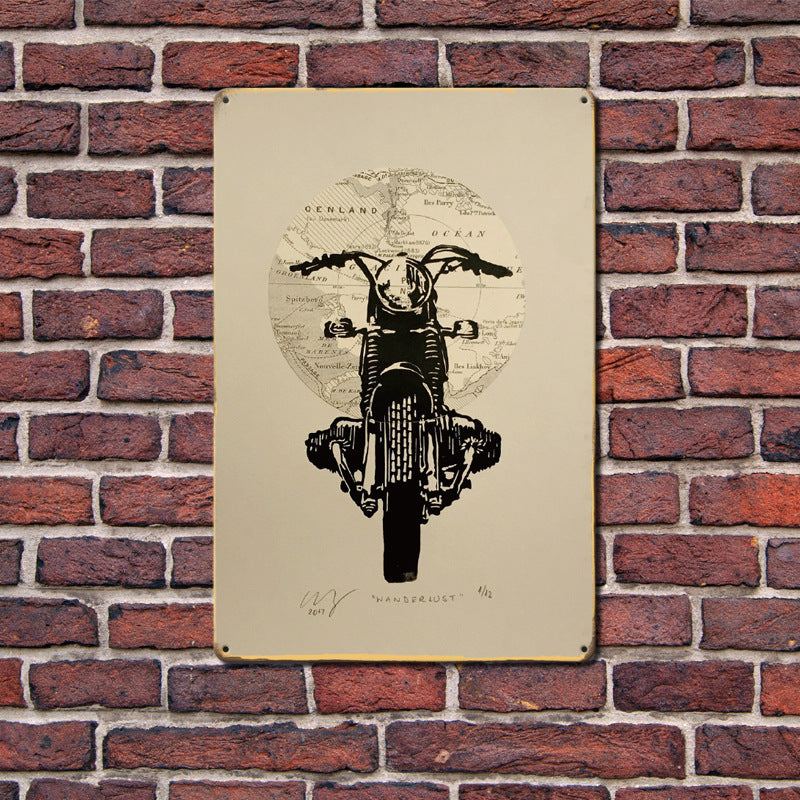 Motorcycle Metal Tin Sign