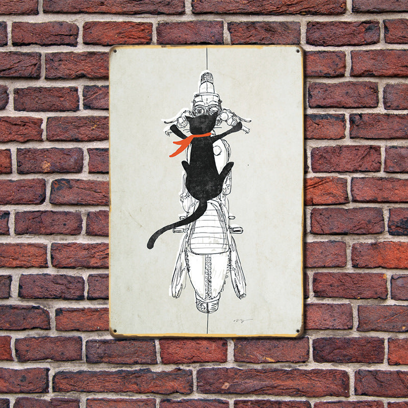 Motorcycle Metal Tin Sign