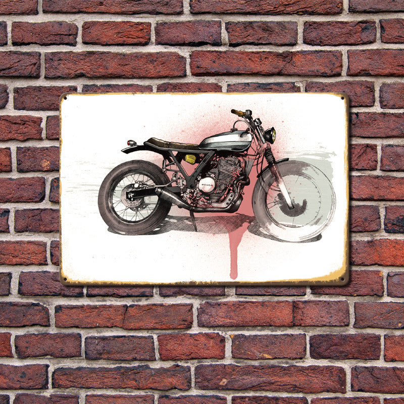Motorcycle Metal Tin Sign