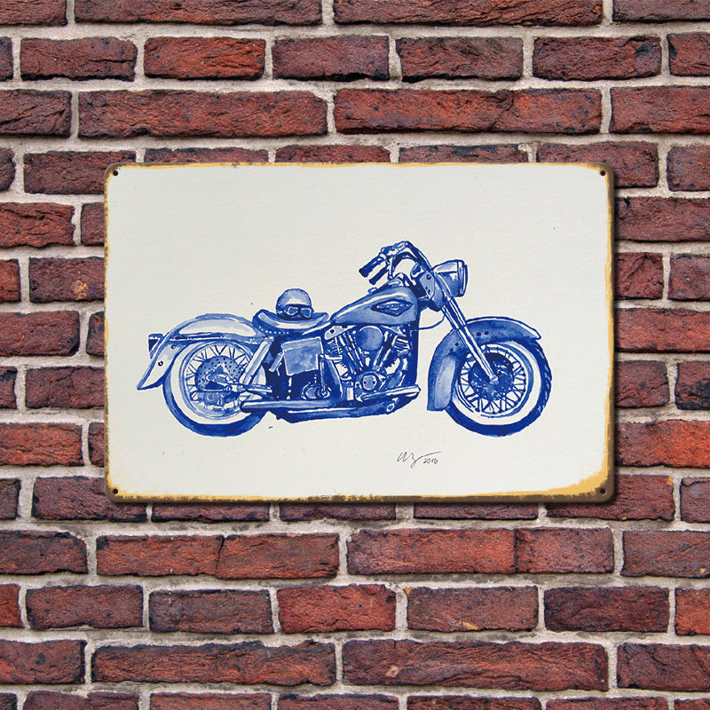 Motorcycle Metal Tin Sign