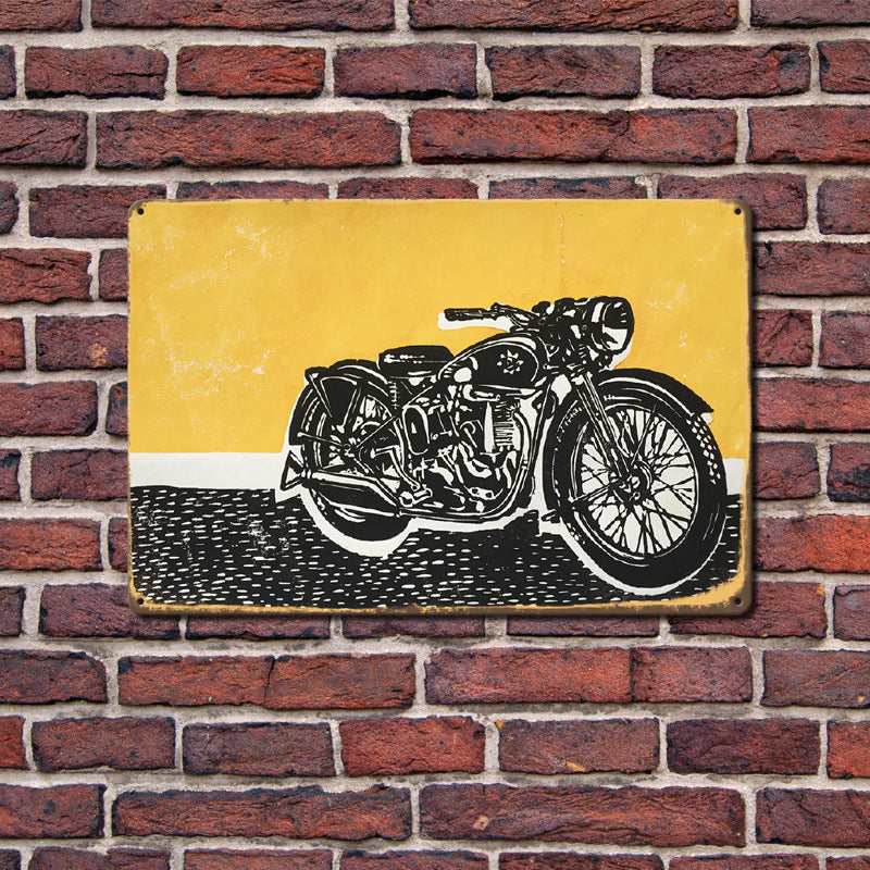 Motorcycle Metal Tin Sign