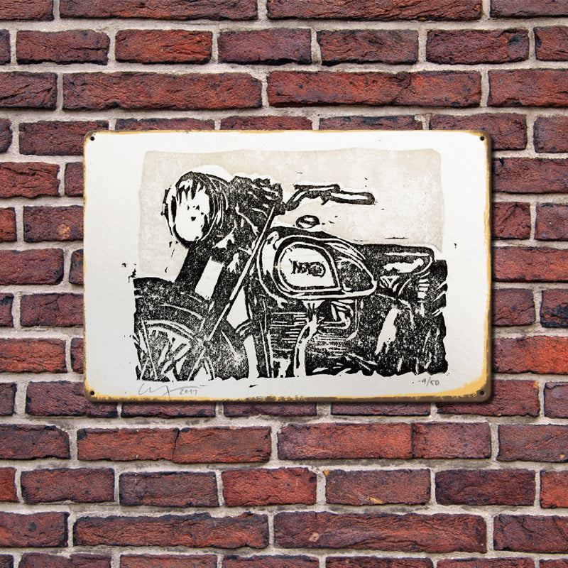 Motorcycle Metal Tin Sign