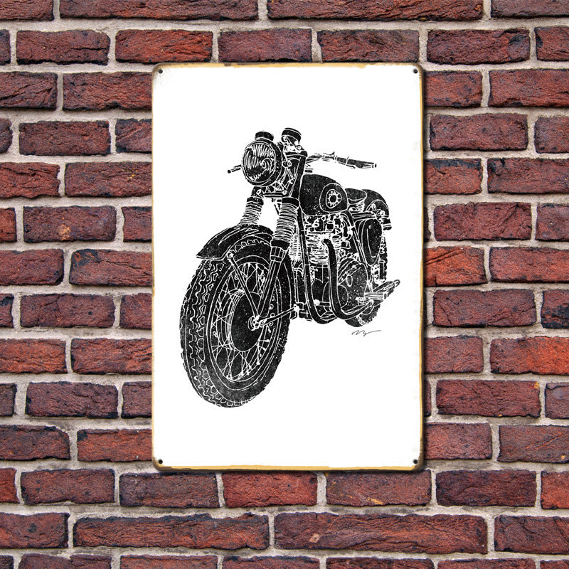 Motorcycle Metal Tin Sign