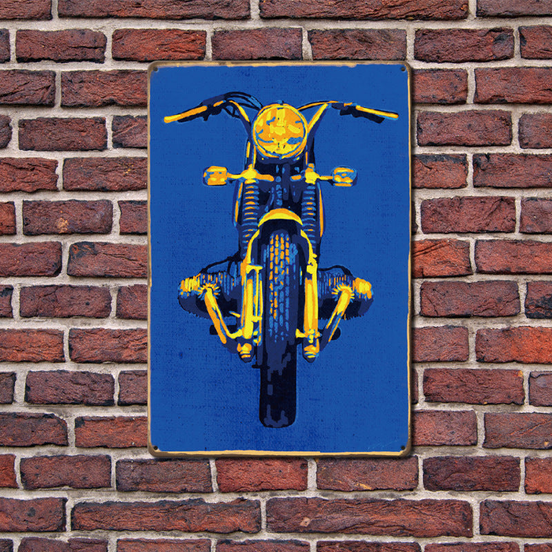 Motorcycle Metal Tin Sign