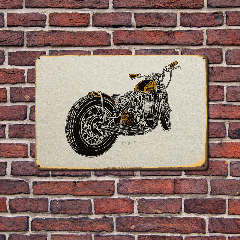 Motorcycle Metal Tin Sign