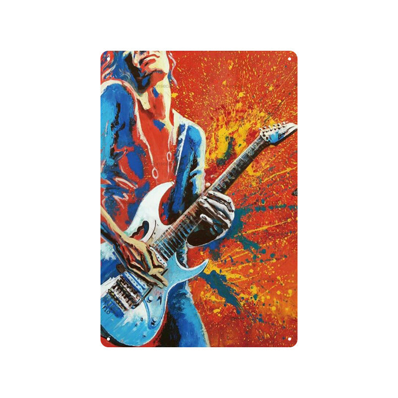 Rock Music Retro Tin Sign