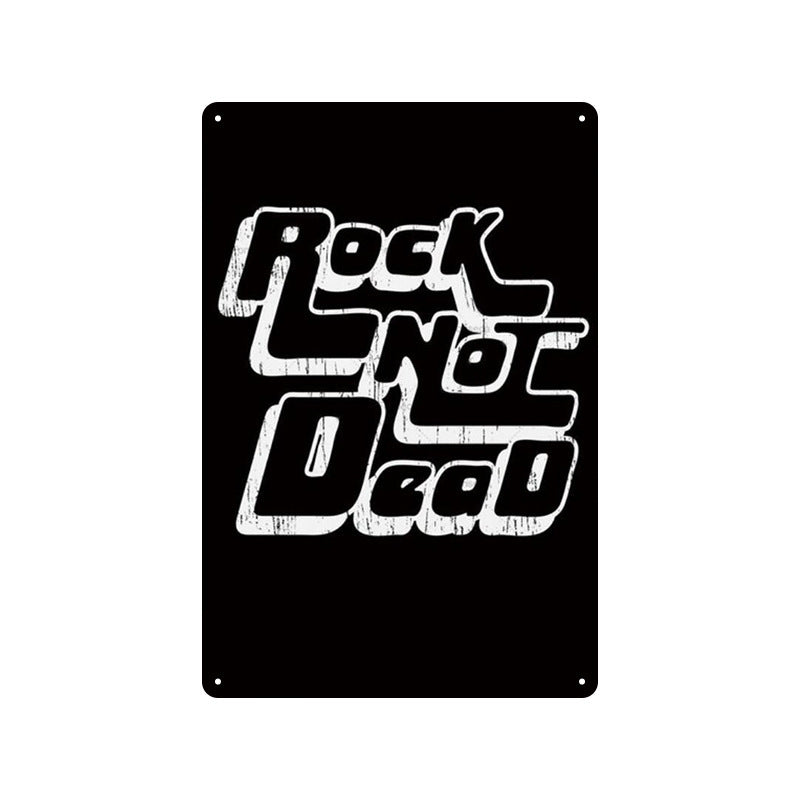 Rock Music Retro Tin Sign