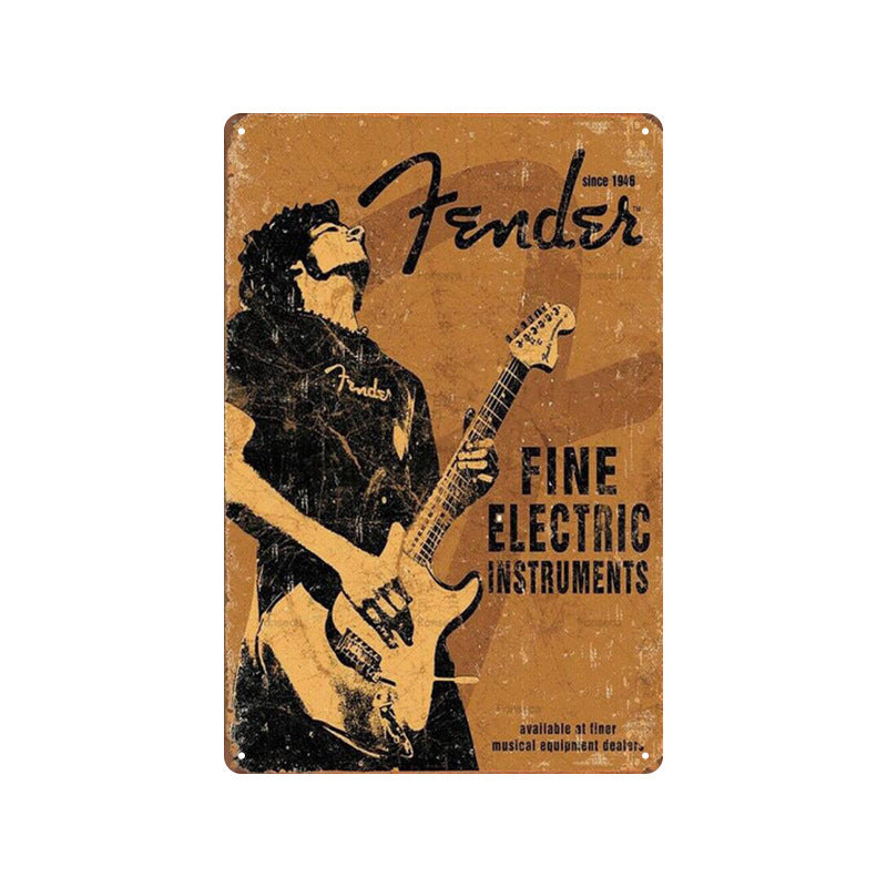 Rock Music Retro Tin Sign