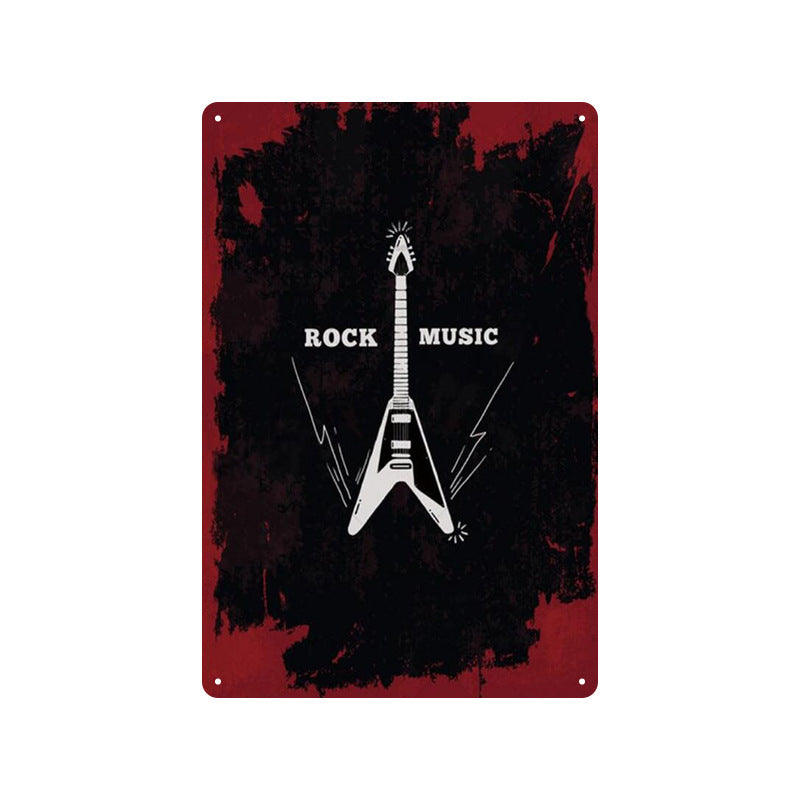 Rock Music Retro Tin Sign