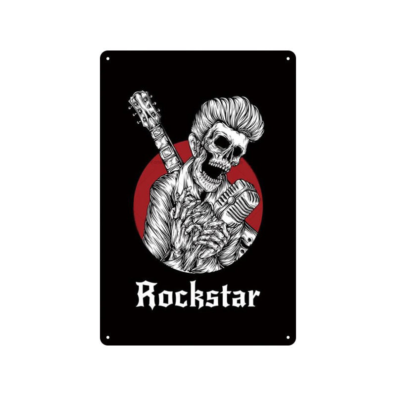 Rock Music Retro Tin Sign