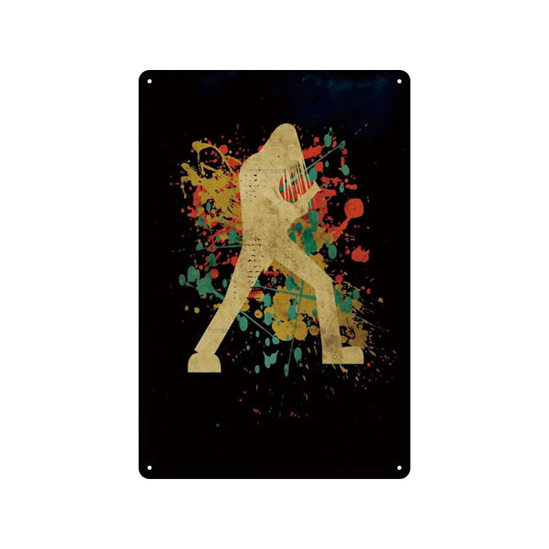 Rock Music Retro Tin Sign