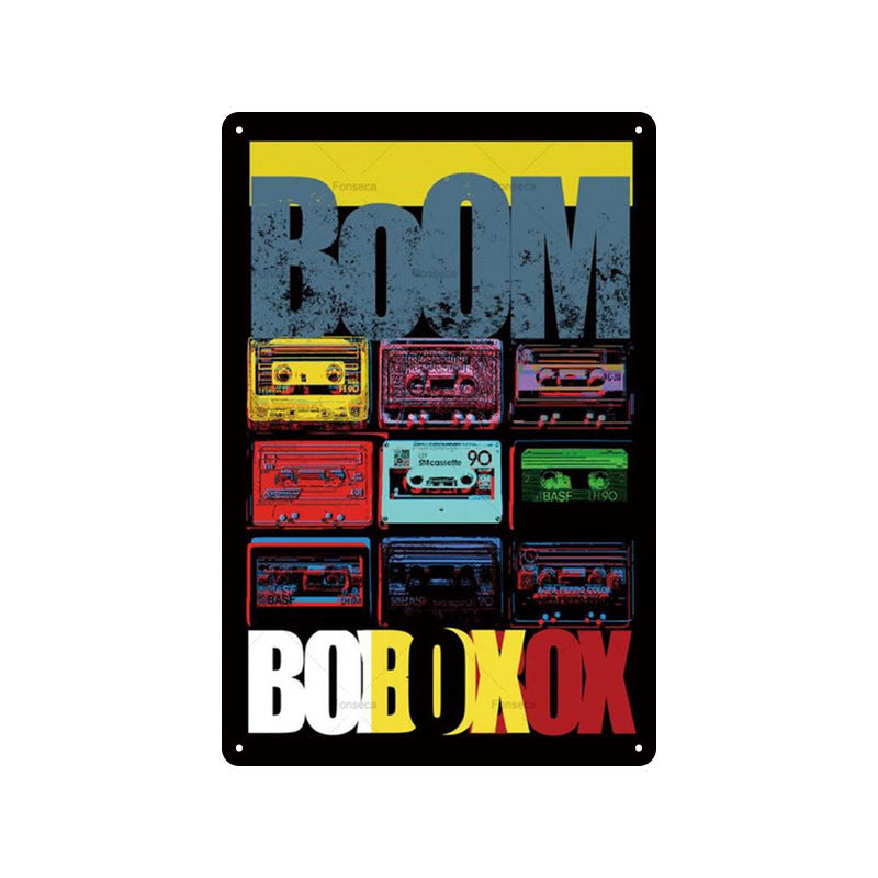 Rock Music Retro Tin Sign