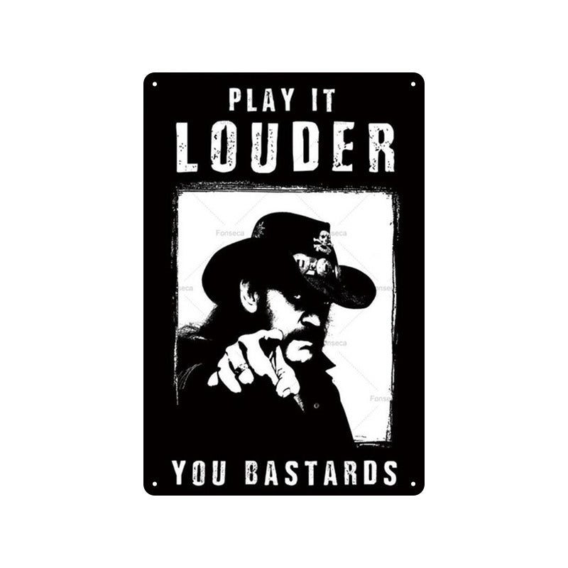 Rock Music Retro Tin Sign