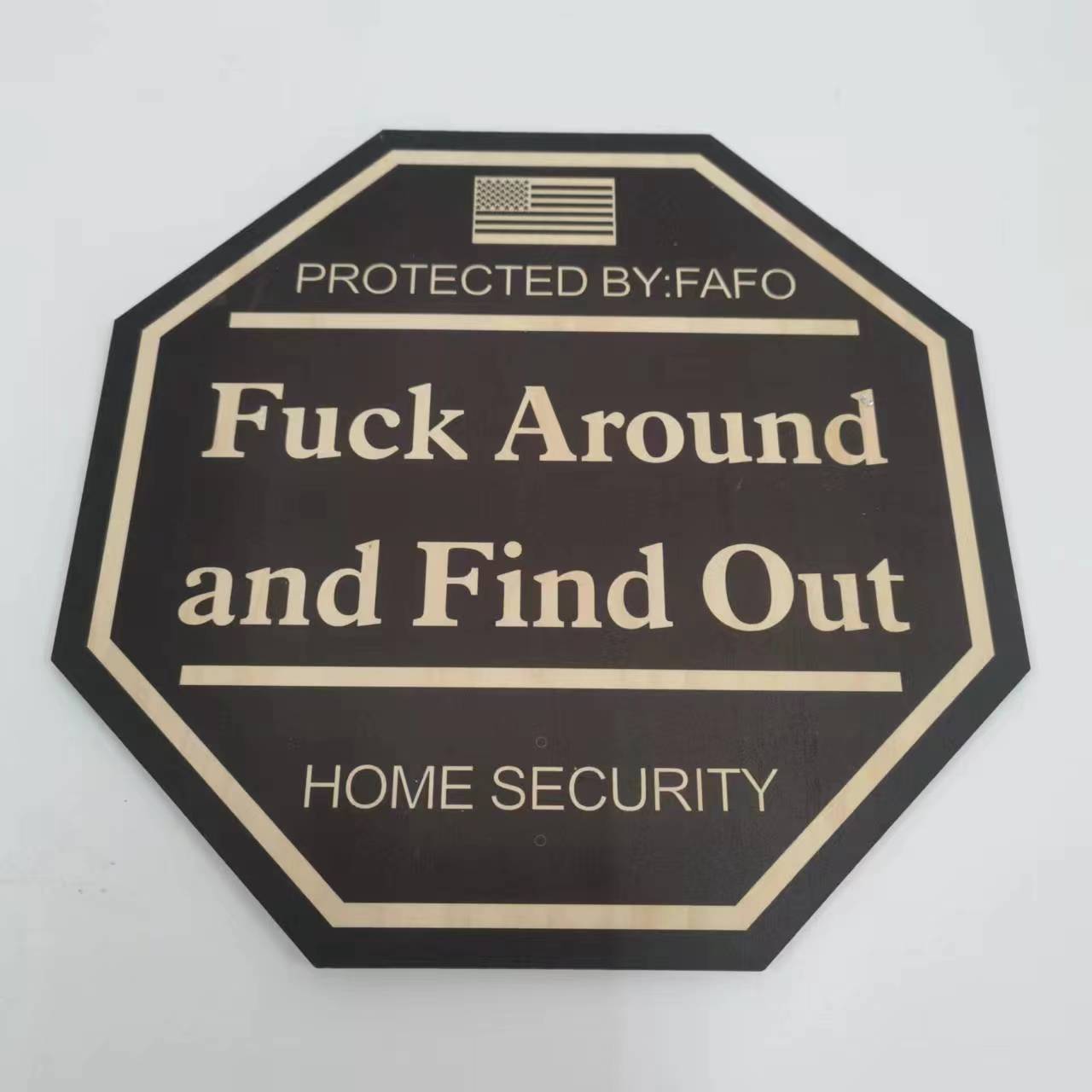 FAFO Warning Sign