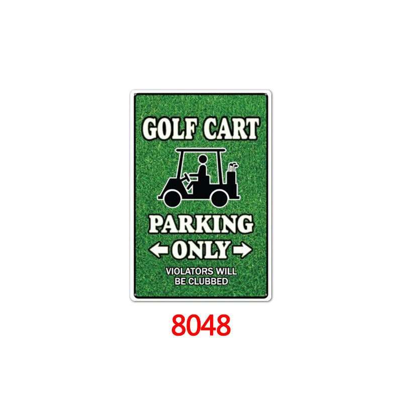 Golf Metal Tin Sign