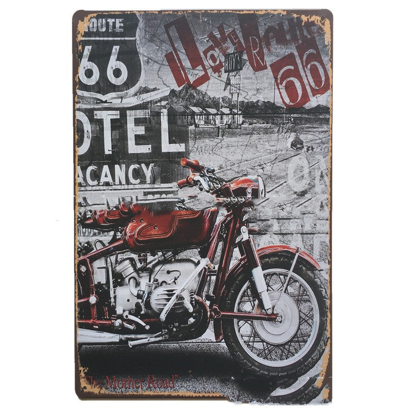 Retro Tin Garage Sign