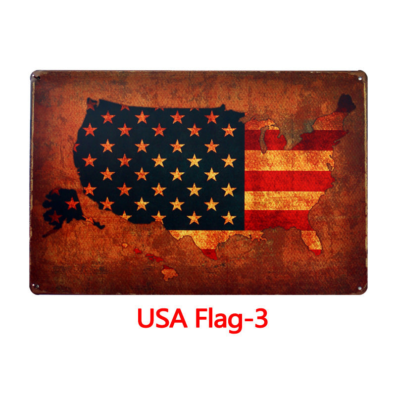 American Metal Tin Sign