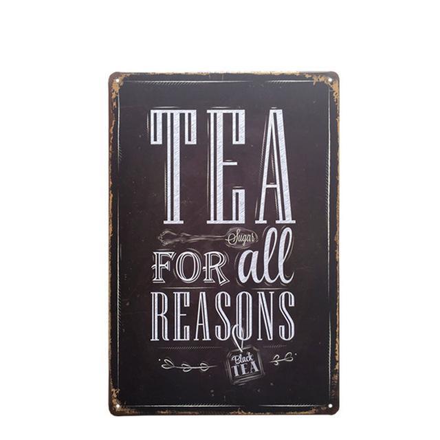 Kitchen Metal Tin Sign  Collection - Multiple Variants