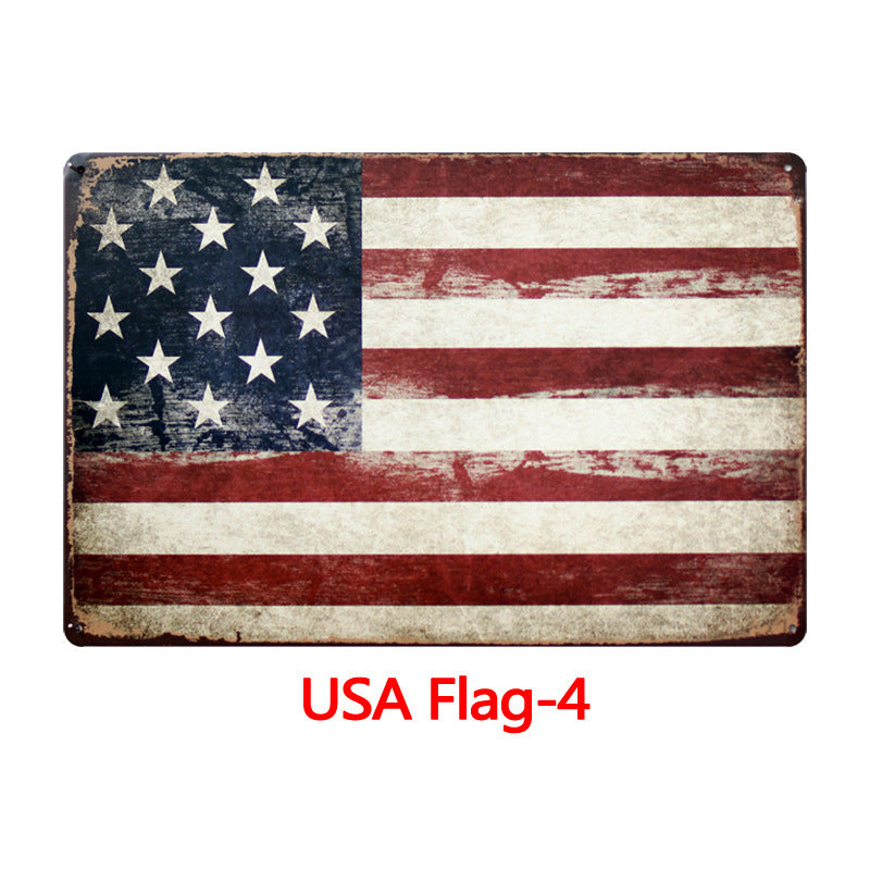 American Metal Tin Sign