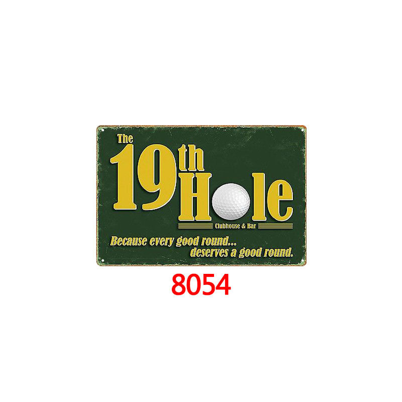 Golf Metal Tin Sign