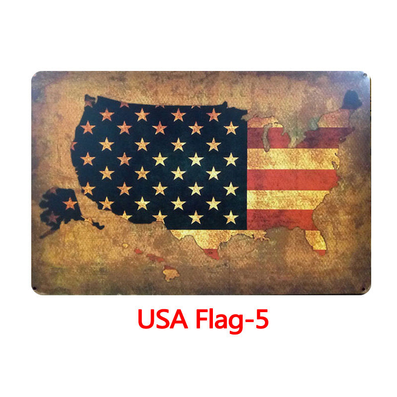 American Metal Tin Sign
