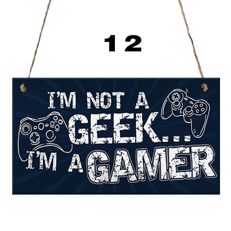 Video game Hanging Sign
