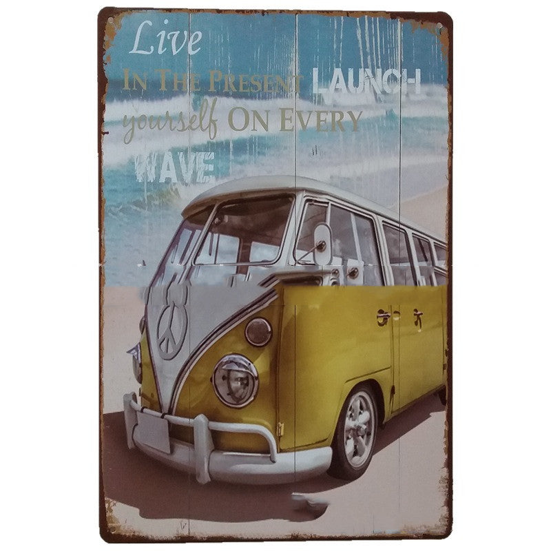 Retro Tin Garage Sign