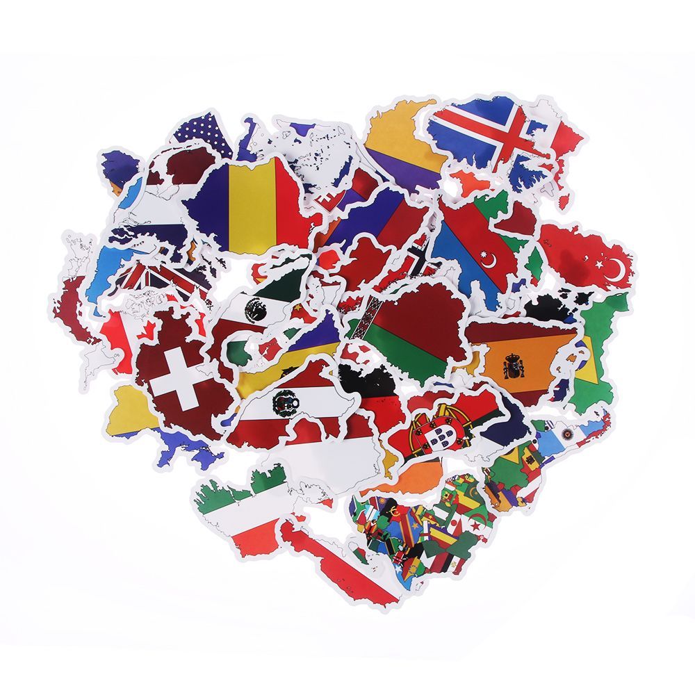 Countries Sticker Set