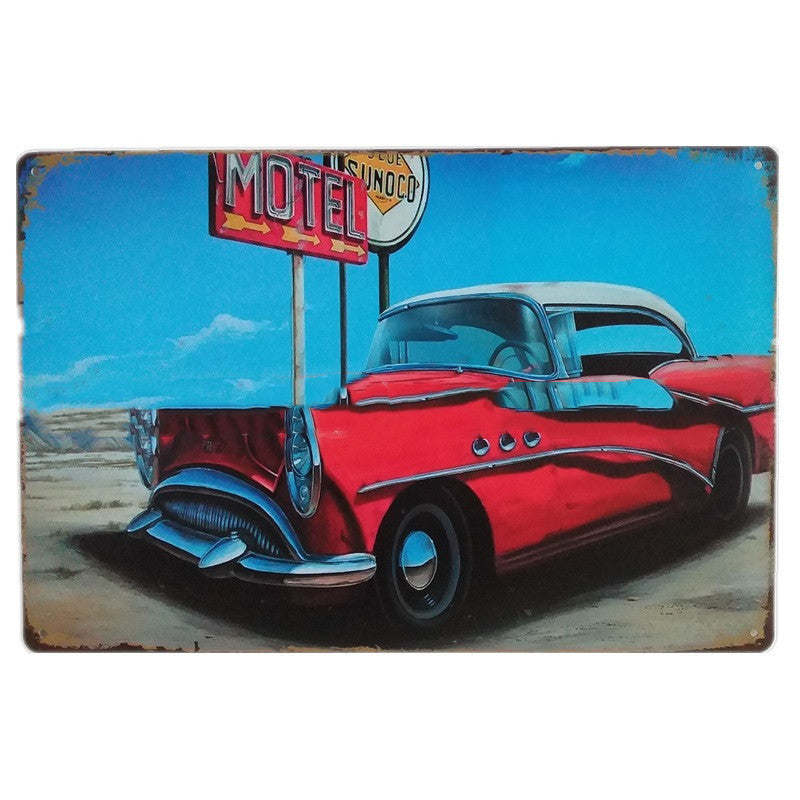 Retro Tin Garage Sign