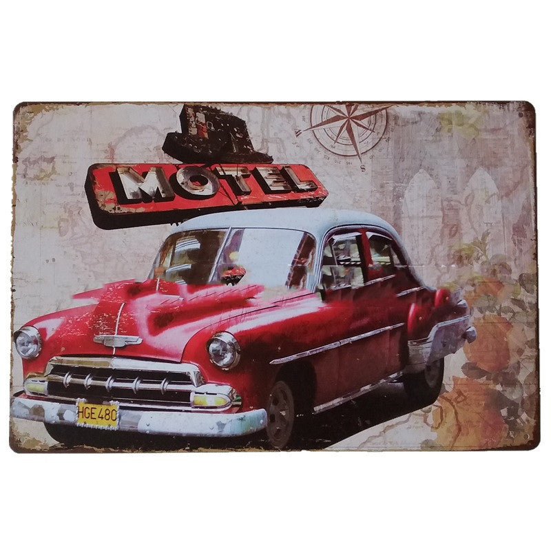 Retro Tin Garage Sign
