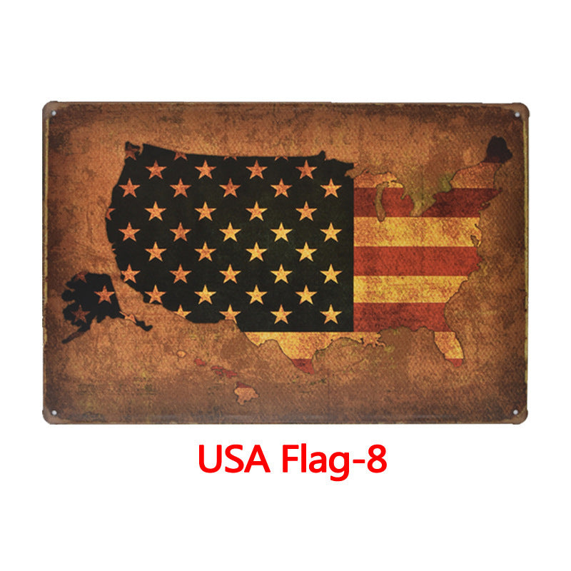American Metal Tin Sign