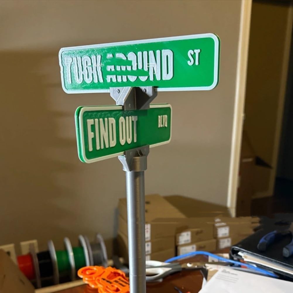 FAFO Desk Sign