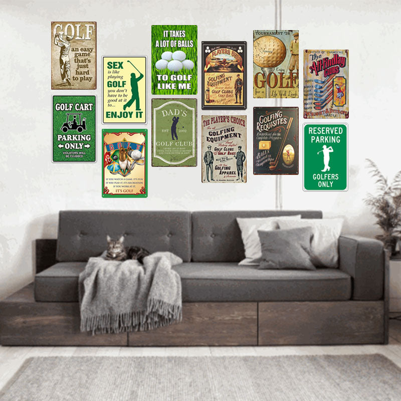 Golf Metal Tin Sign