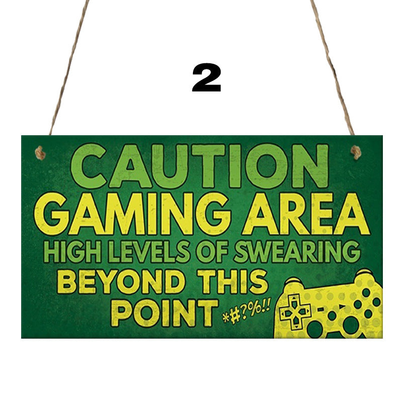 Video game Hanging Sign