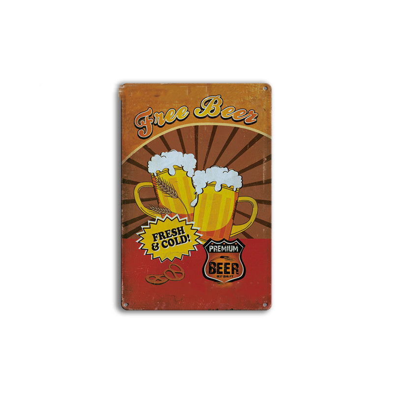 Bump Bar Living Room Decorative Tin Sign