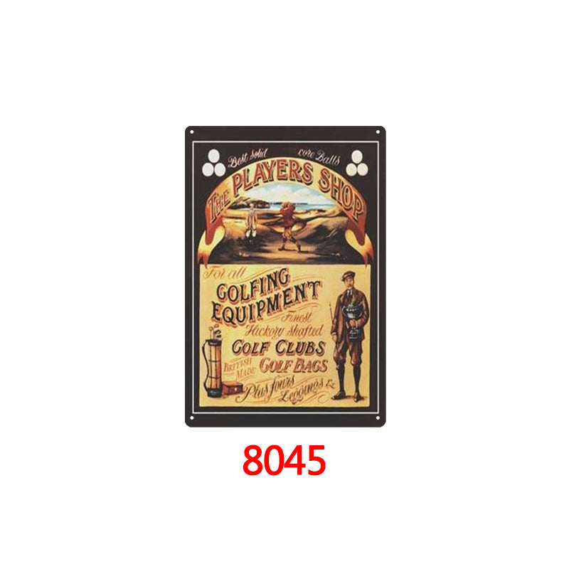 Golf Metal Tin Sign