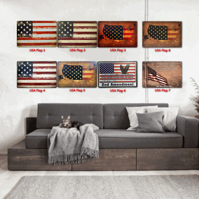 American Metal Tin Sign