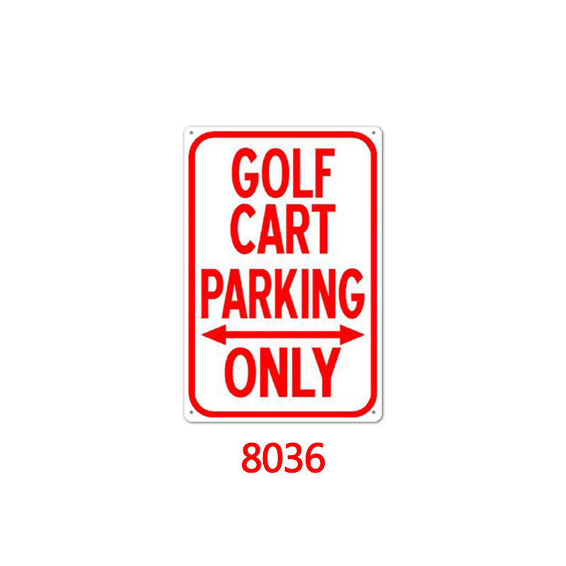 Golf Metal Tin Sign